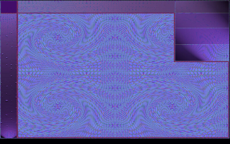 Abstract Blue Pattern — Calm, Digital Art