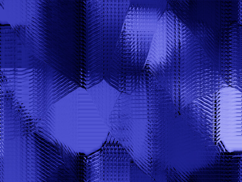 Abstract Blue Pattern — Calm, Lines, Waves