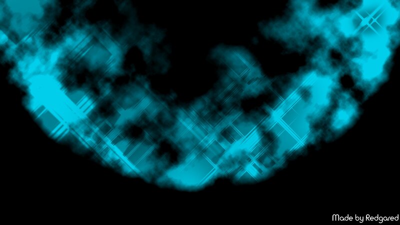 Abstract Blue Pattern — Cyan