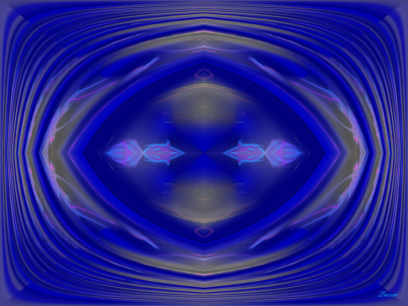 Abstract Blue Pattern — Hypnotic