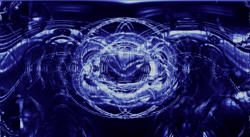 Abstract Blue Pattern — Mystical