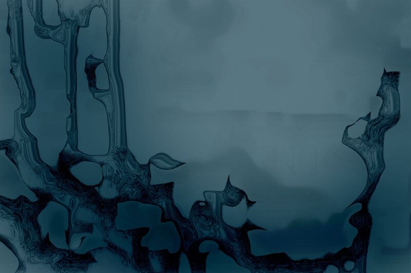 Abstract Blue Patterns — Dark