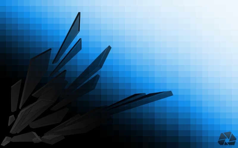 abstract blue pixel art background