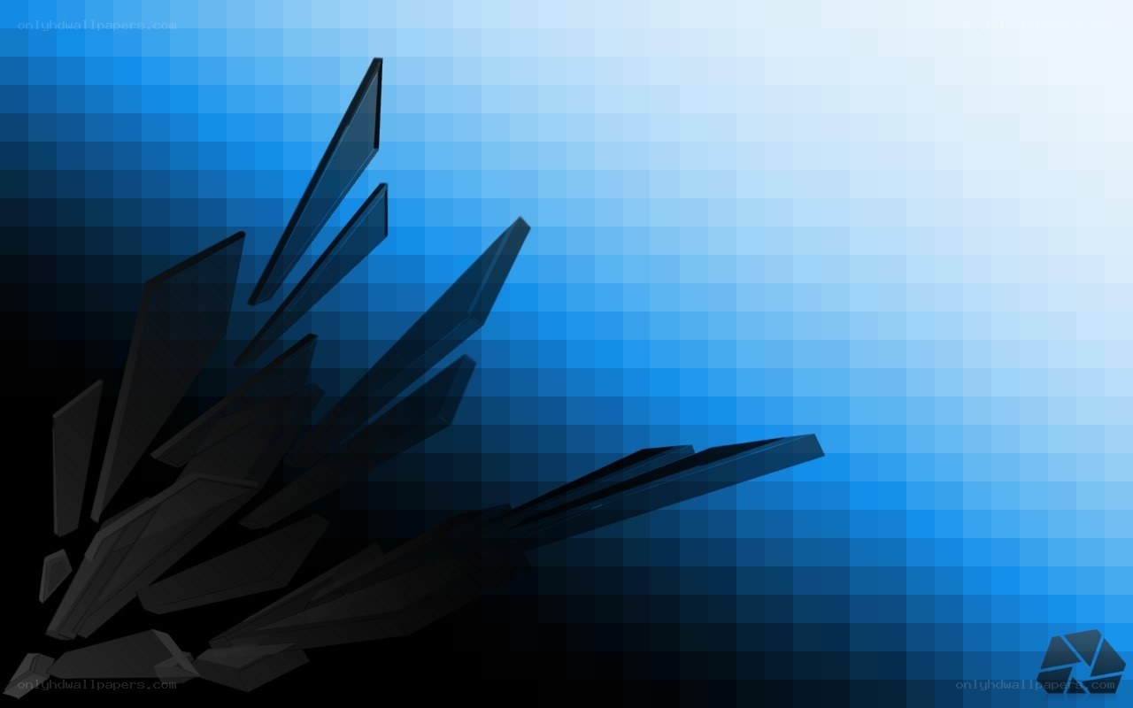 abstract blue pixel art background