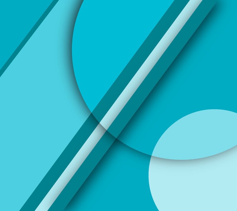 Abstract Blue Shapes — Calm, Circles