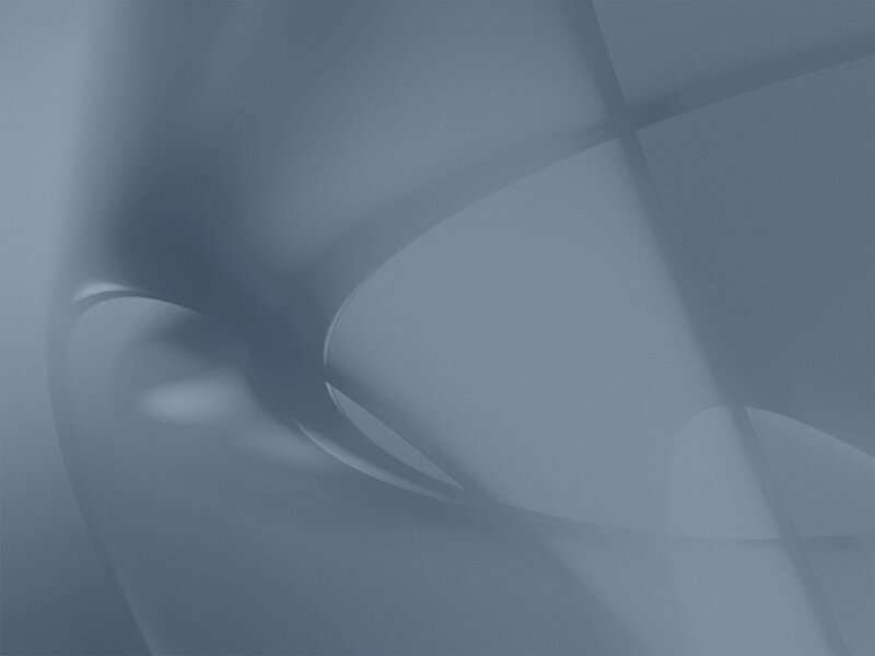 Abstract Blue Shapes — Calm, Curves, Shadows, Gray
