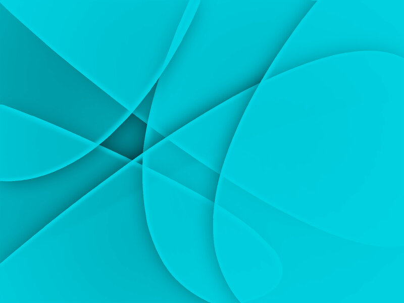 Abstract Blue Shapes — Cyan