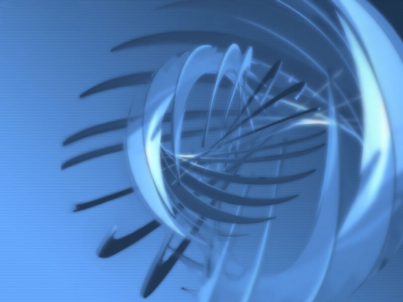 Abstract Blue Spiral — Calm
