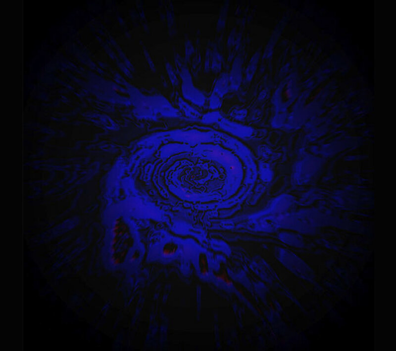 abstract blue spiral pattern