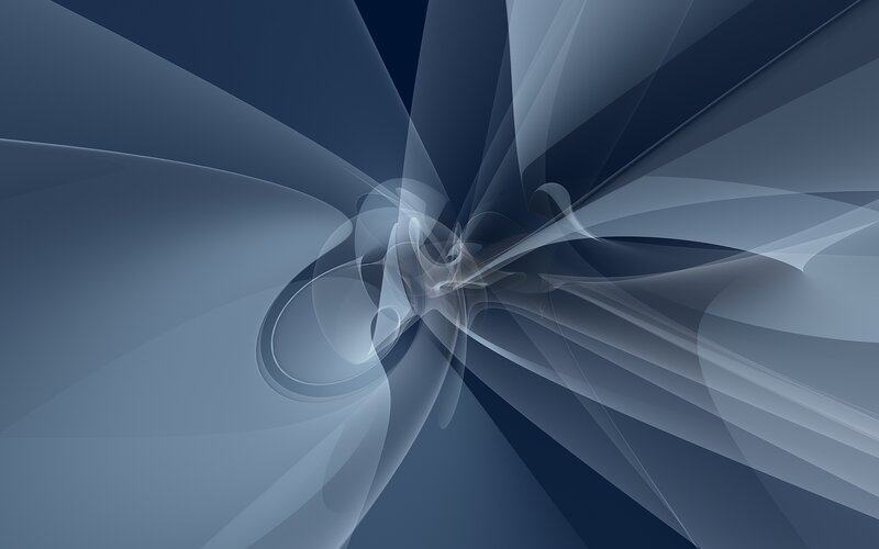 Abstract blue swirl design