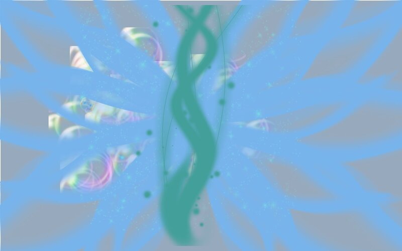 Abstract Blue Swirl — Ethereal