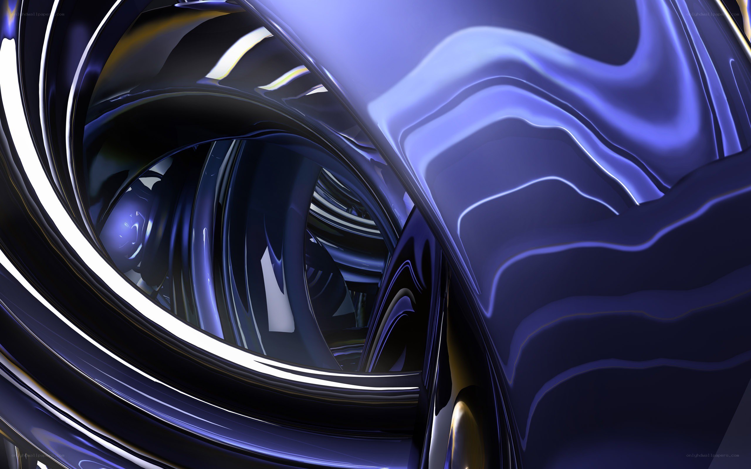 abstract blue swirls
