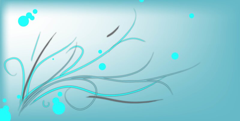 abstract blue swirls and dots