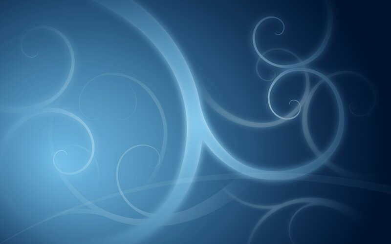 Abstract Blue Swirls — Calm, Curves