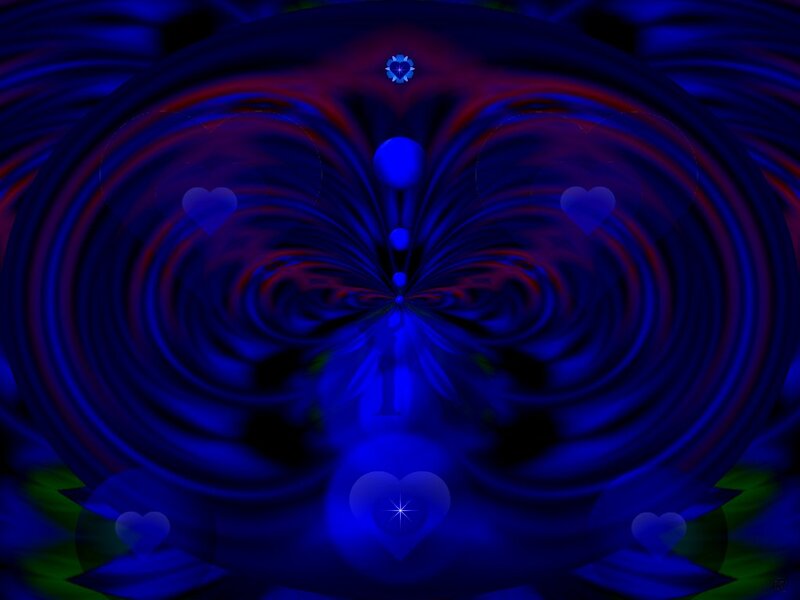 Abstract Blue Swirls — Hypnotic