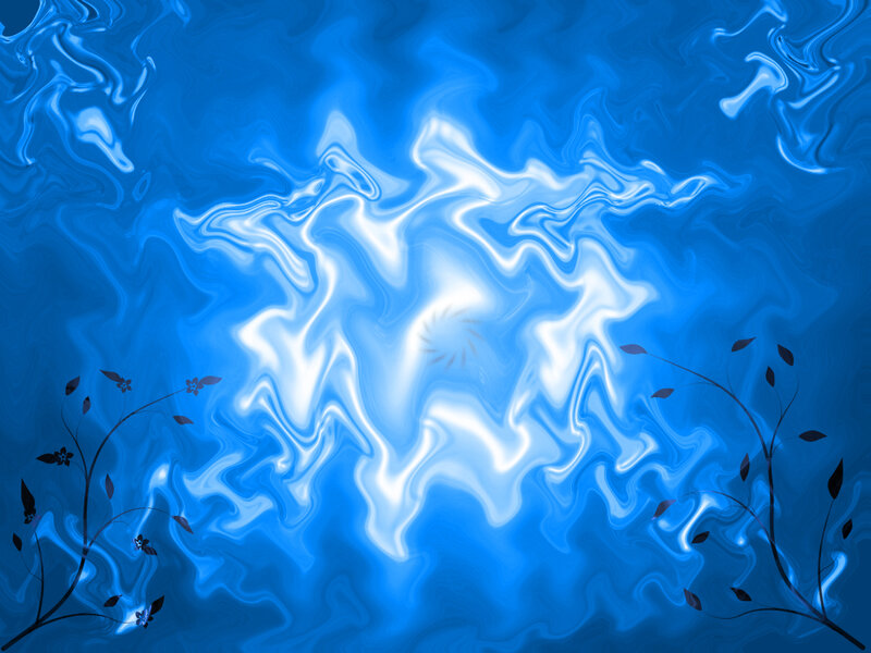 Abstract Blue Swirls — Serene