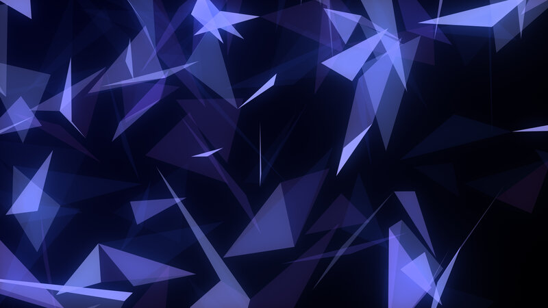 Abstract Blue Triangles
