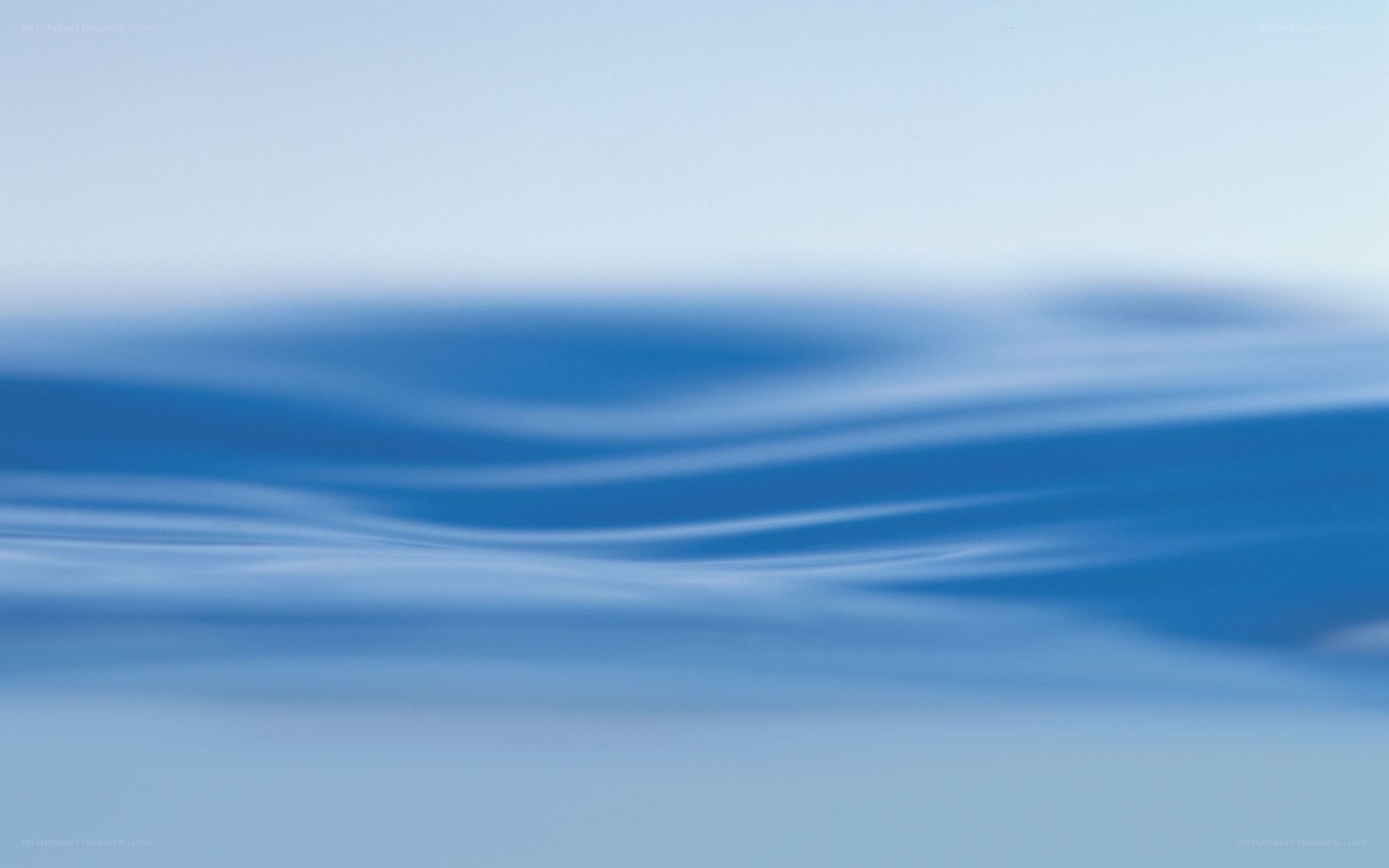 Abstract blue water ripples