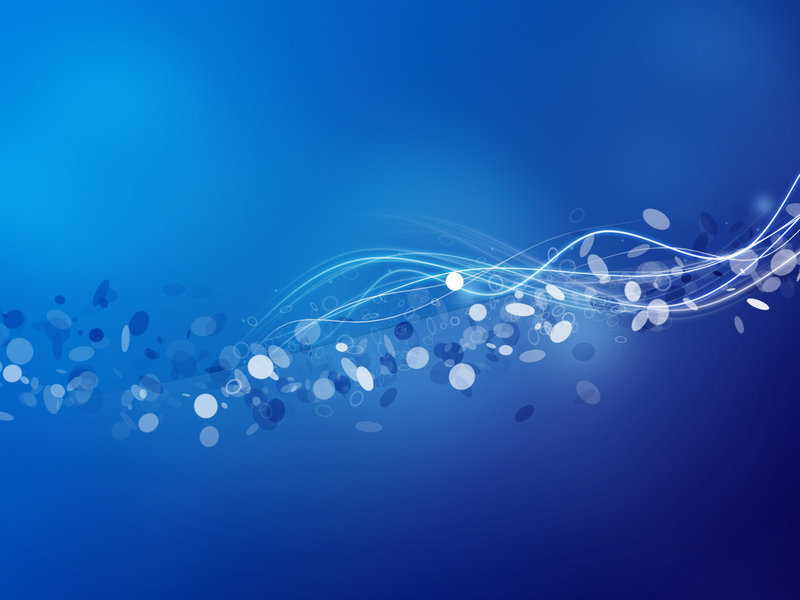 Abstract Blue Wave — Calm, Digital Art, Circles