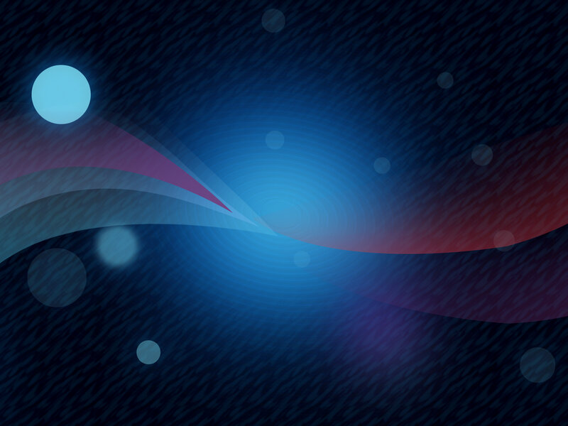Abstract Blue Wave — Calm, Digital Art