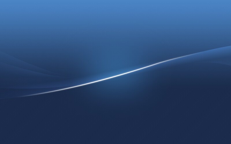 Abstract Blue Wave — Calm, Line