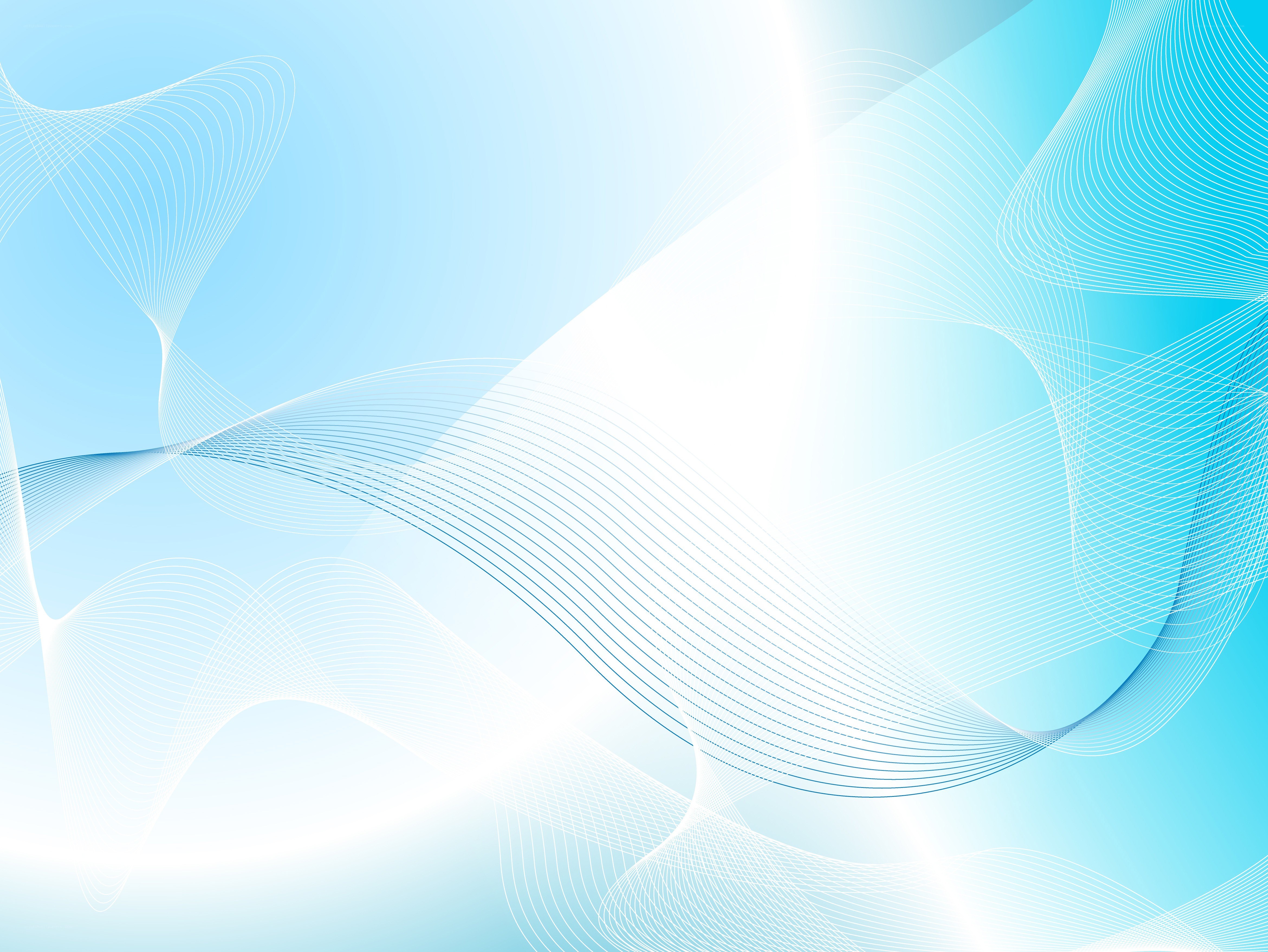 abstract blue wave design