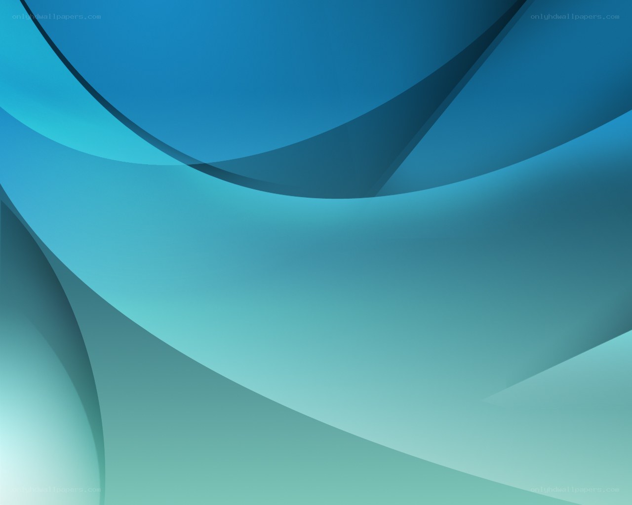 abstract blue wave design
