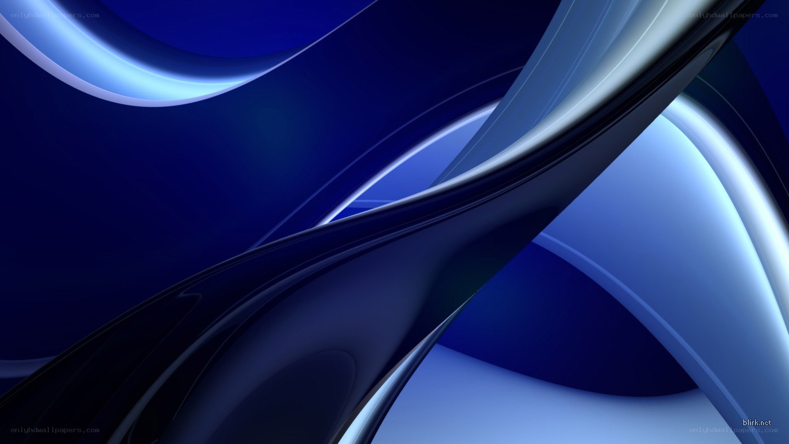Abstract blue wave design