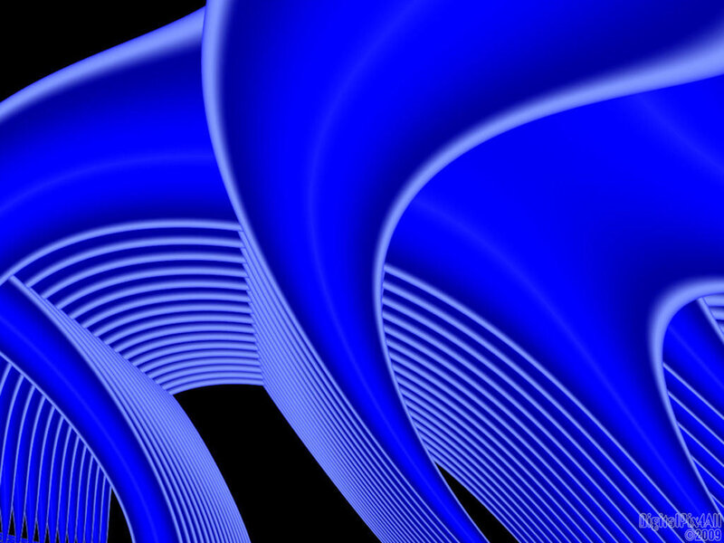 Abstract blue wave design