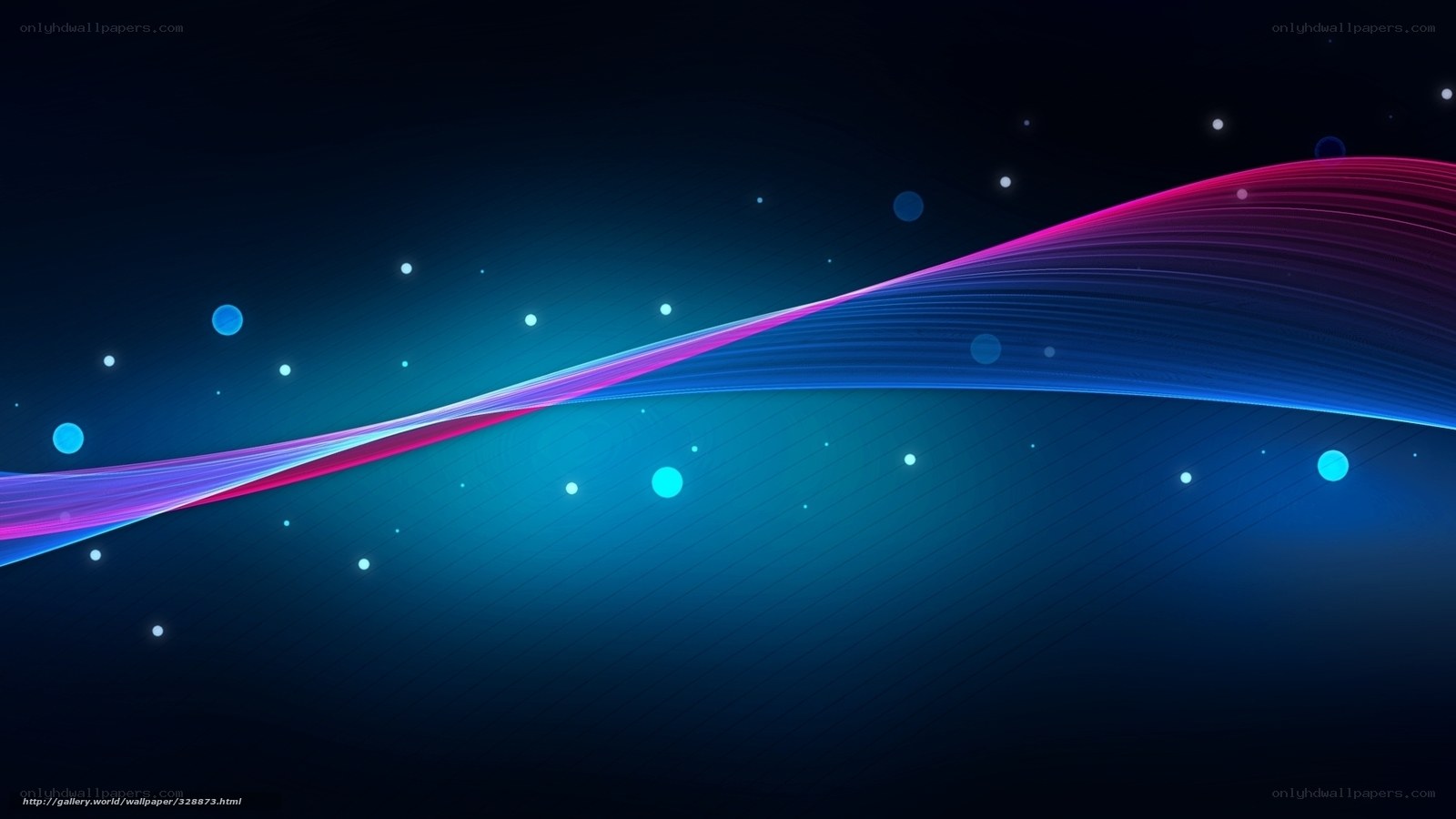 Abstract blue wave design