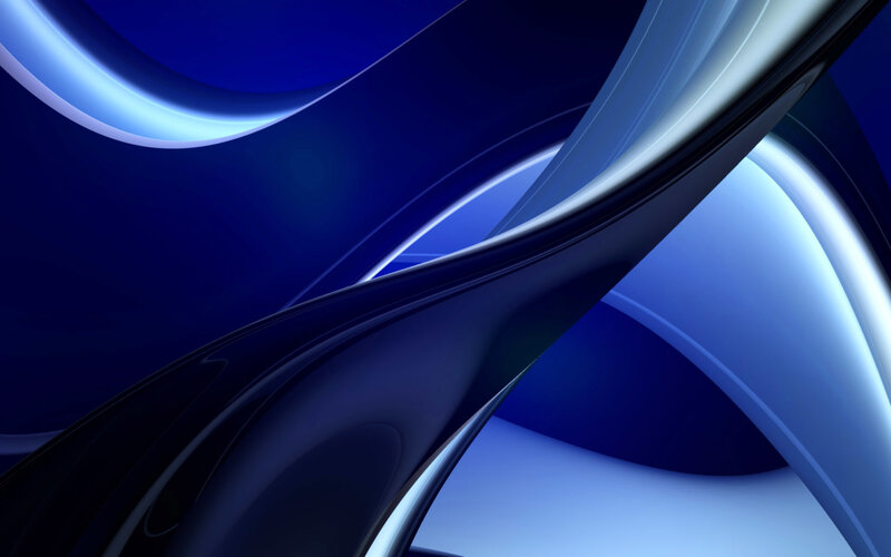 Abstract blue wave design