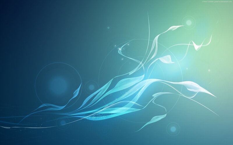 Abstract blue wave design