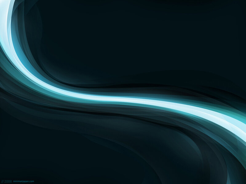 Abstract blue wave design