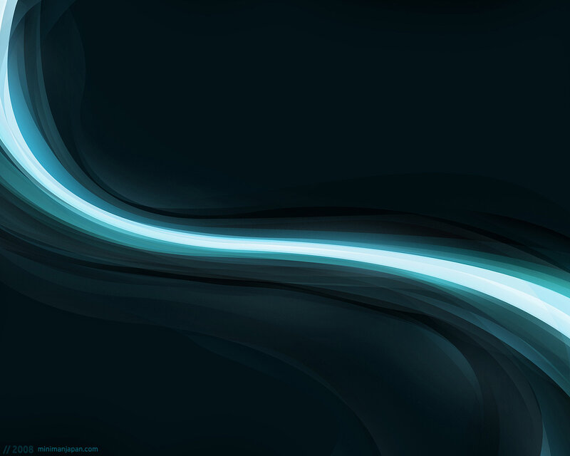 Abstract blue wave design