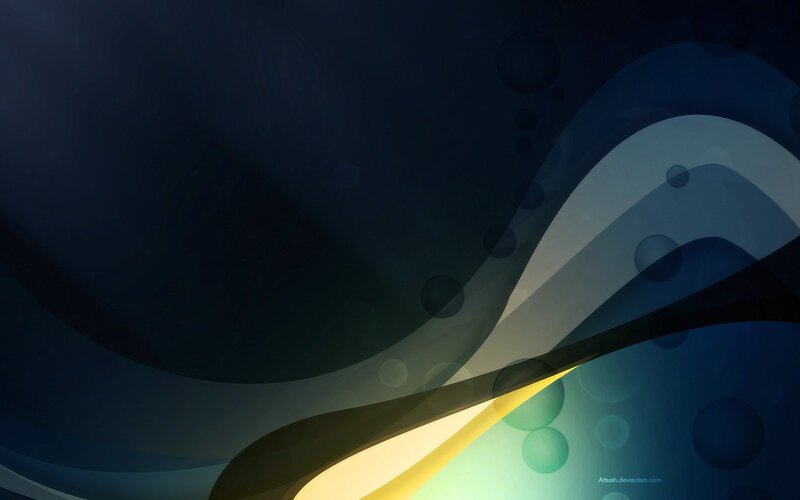 Abstract blue wave design