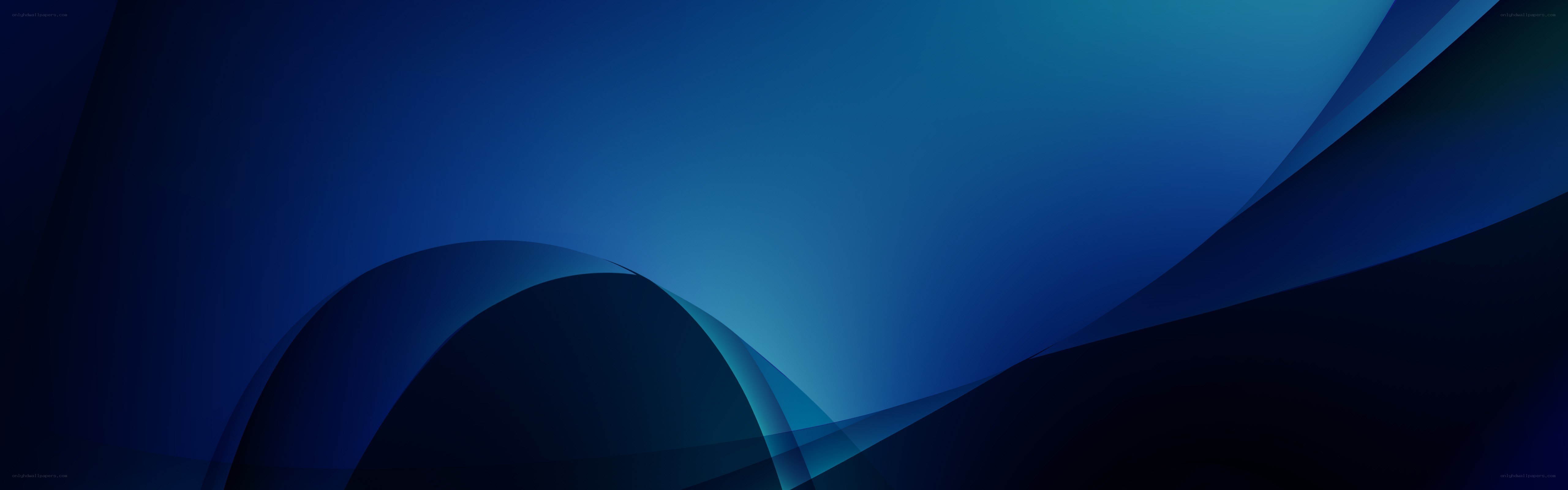 abstract blue wave design