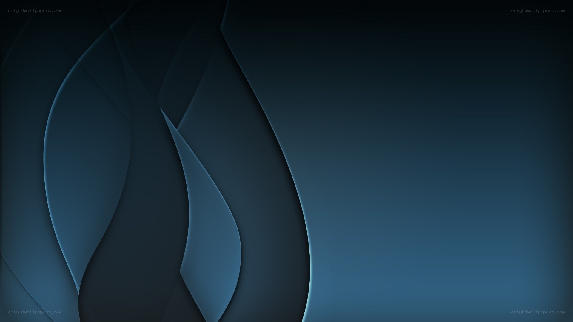 abstract blue wave design