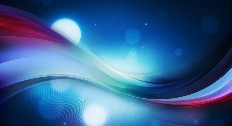 Abstract blue wave design
