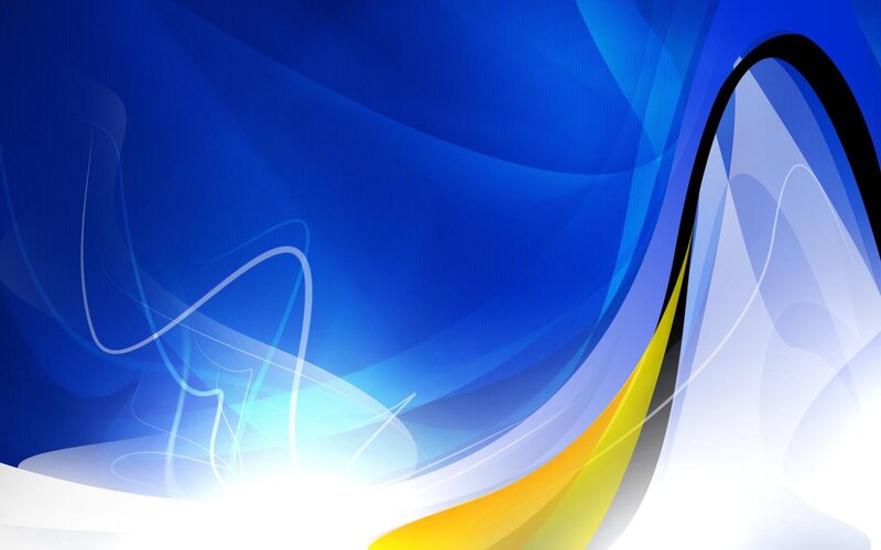 Abstract Blue Wave — Dynamic, Line