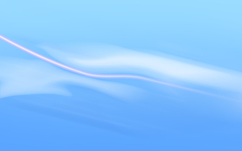Abstract Blue Wave — Line