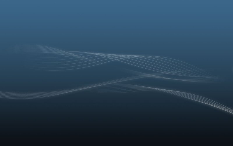 abstract blue wave lines