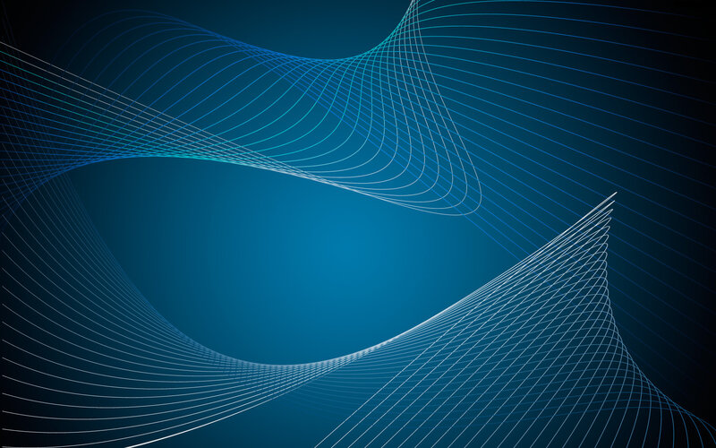 Abstract Blue Wave Lines — Calm