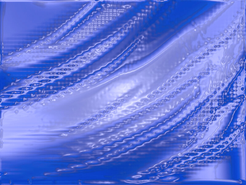 Abstract Blue Wave Pattern — Calm, Digital Art, Waves, Light