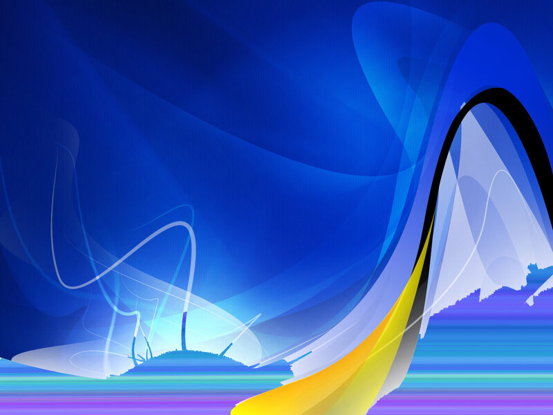 Abstract Blue Wave