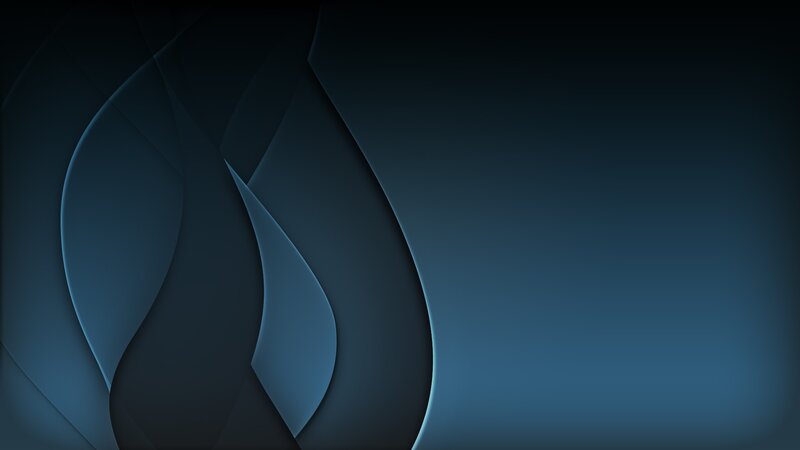 Abstract Blue Waves — Black