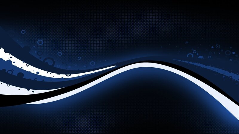 Abstract Blue Waves — Calm, Circles, Dots