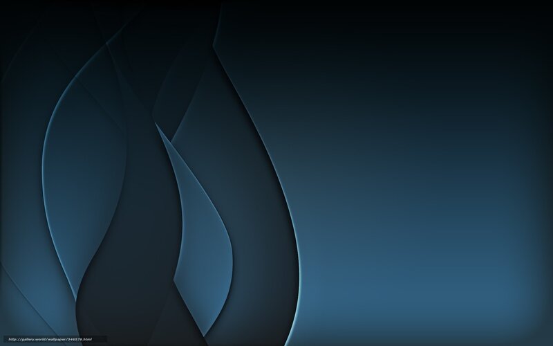 Abstract Blue Waves — Calm, Dark Background