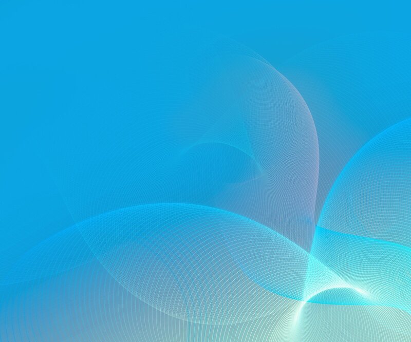 Abstract Blue Waves — Calm, Grid Lines