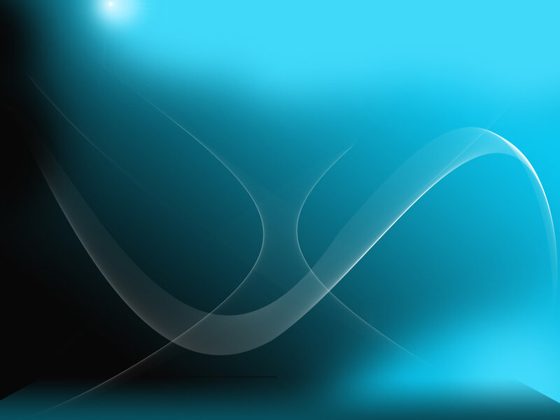 Abstract Blue Waves — Serene, Light