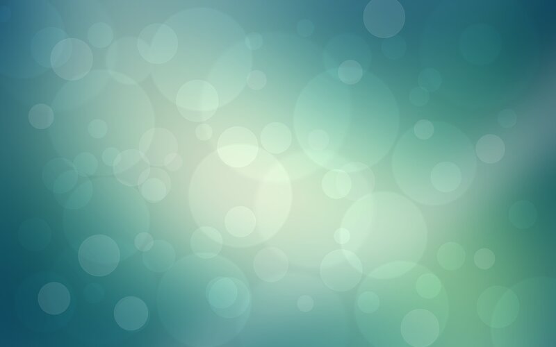 Abstract Bokeh Circles — Green, Calm